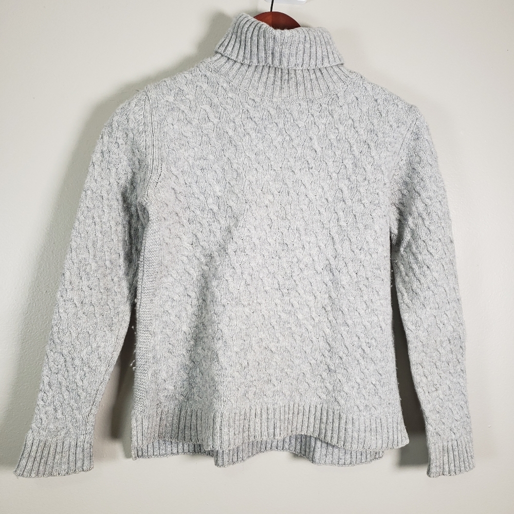 Barbour Wool & Cotton Knit Turtleneck Sweater size 4